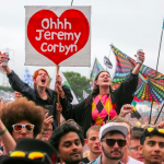 Fans chant "Oh Jeremy Corbyn" at Glastonbury 2017