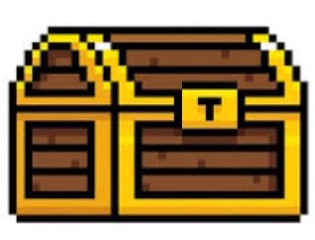 treasure chest pixel art cinema extra