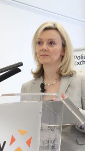 Liz Truss, who has signed a new free trade agreement with Japan.
