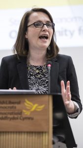 Kirsty Williams announced the exam results review in Wales.