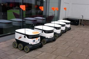 Delivery robots in Milton Keynes