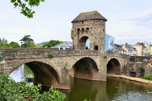 Monnow Bridge in Monmouth, where Nick Ramsay is the incumbent Member of the Senedd.