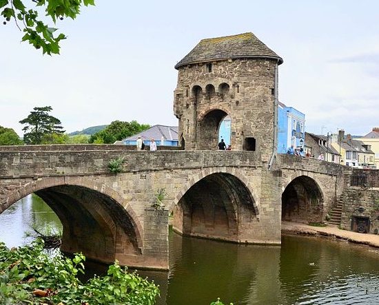 Monnow Bridge in Monmouth, where Nick Ramsay is the incumbent Member of the Senedd.
