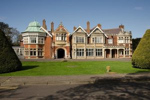 Alan Turing worked at Bletchley Park during the war period