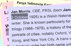 Bu farw'r newyddiadurwraig Jan Morris yn ddiweddar.