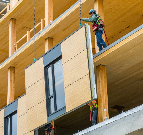Wooden buildings