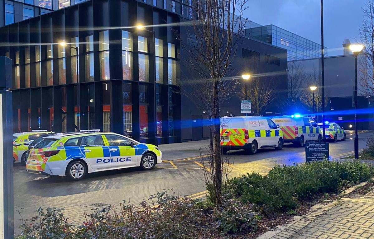 Cardiff Uni's Sparc building.