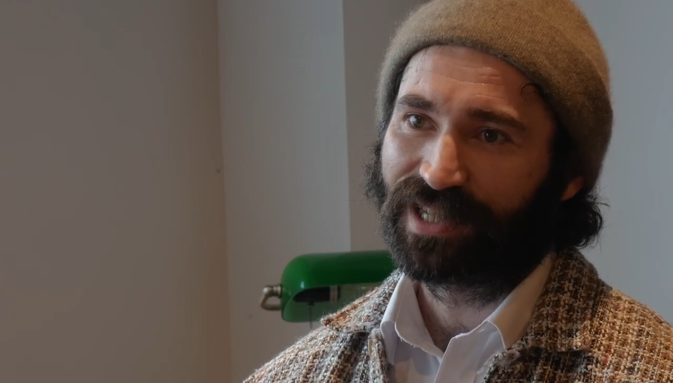 Callum Thompson is interviewed by Gair Rhydd members