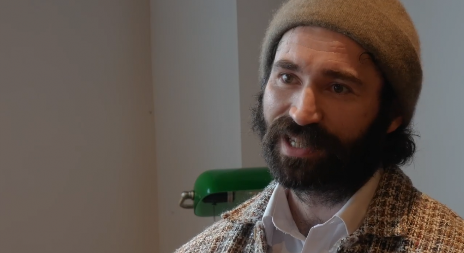 Callum Thompson is interviewed by Gair Rhydd members