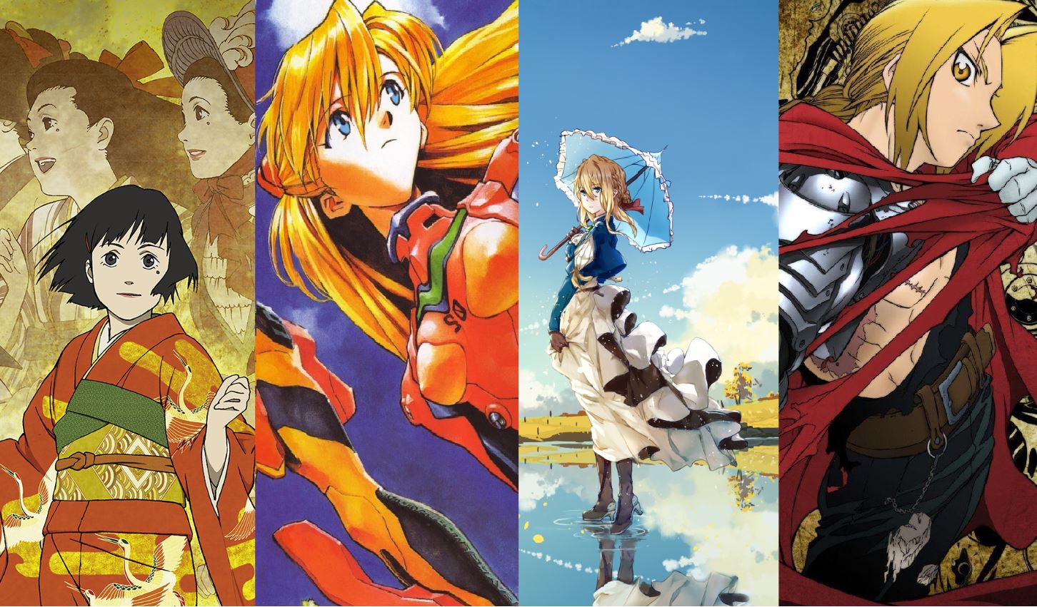 Favourite animes FMA Neon Genesis Violet Evergarden Millenium