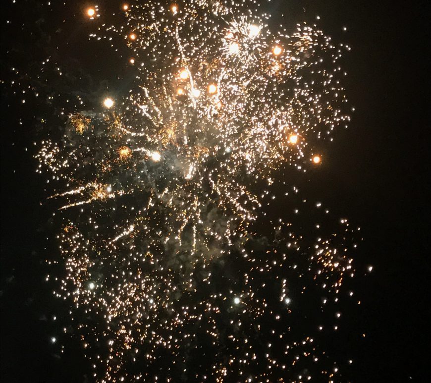 New Years Fireworks display - credits Ellen Hollingshurst (@a_bakingmess)