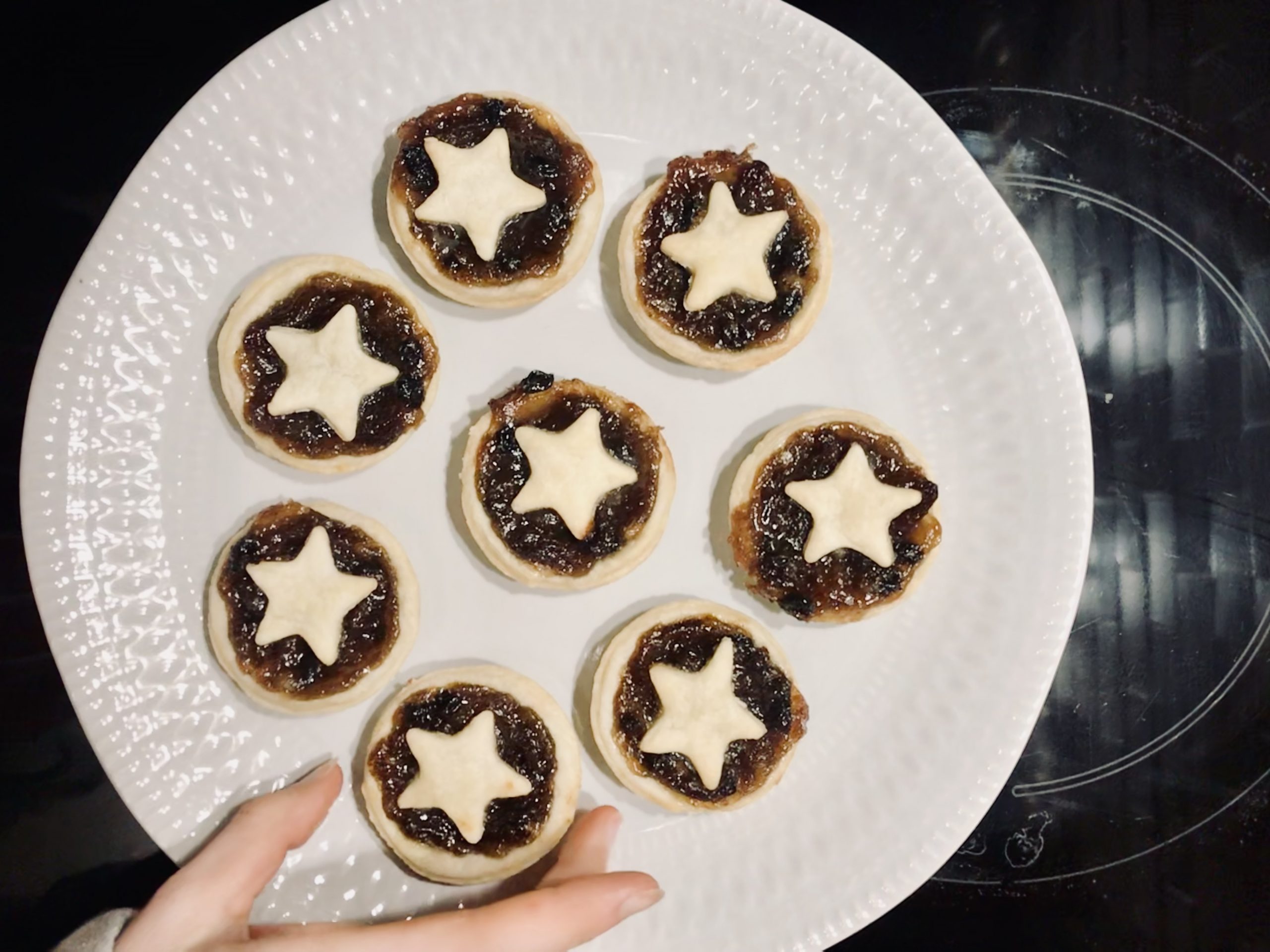 Mince Pies on a plate