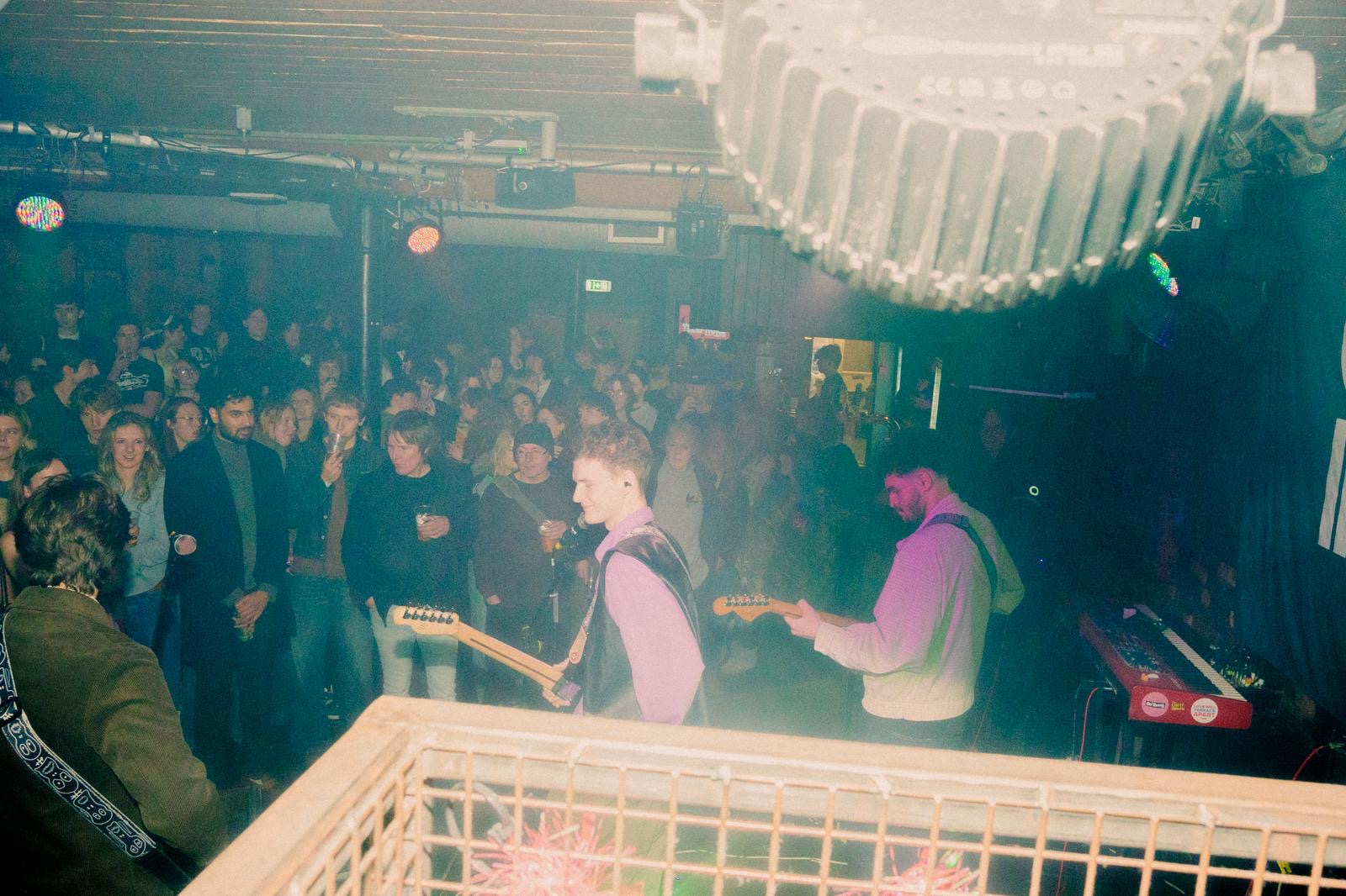 Cheeky Habibis playing at Club Ifor Bach