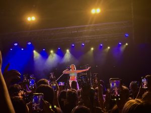 JoJo Siwa on stage at Tramshed, Cardiff