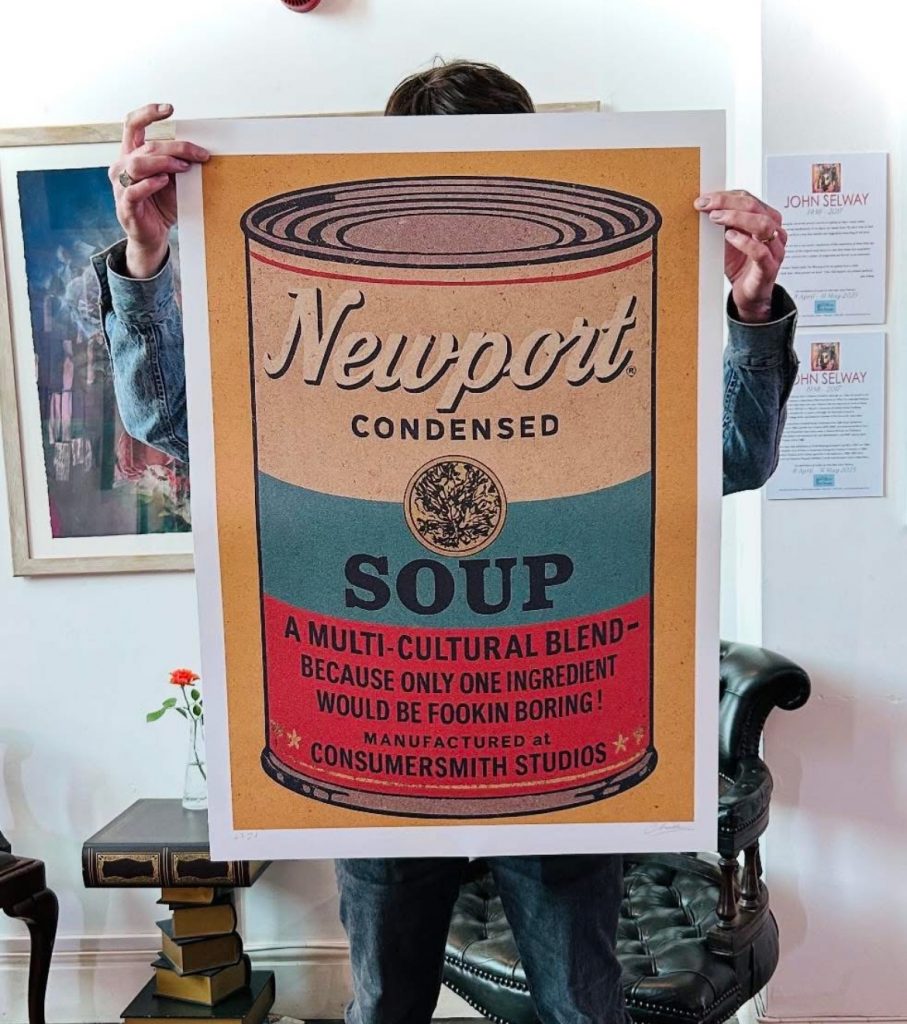 Consumersmith soup can pop art