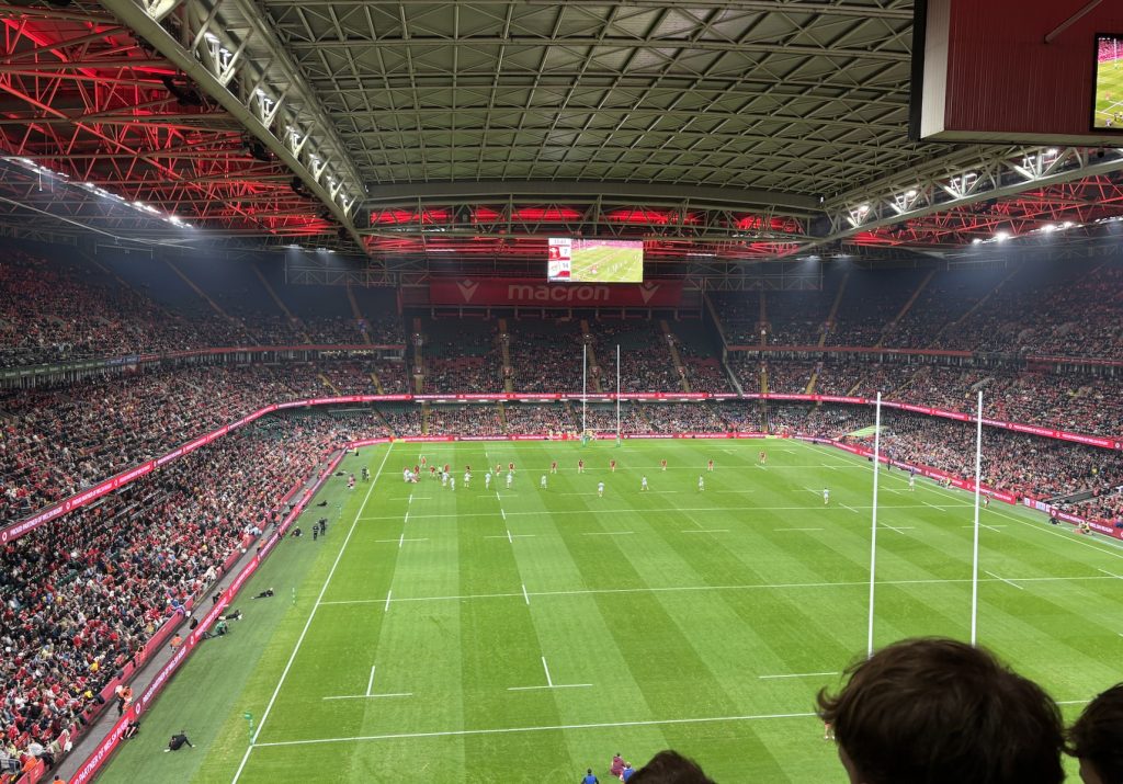 Welsh rugby stadium