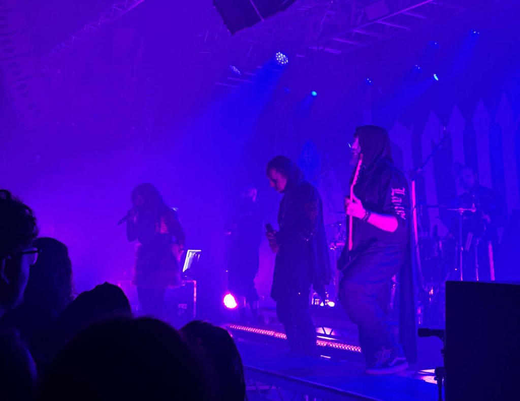Lacuna Coil on stage at Tramshed