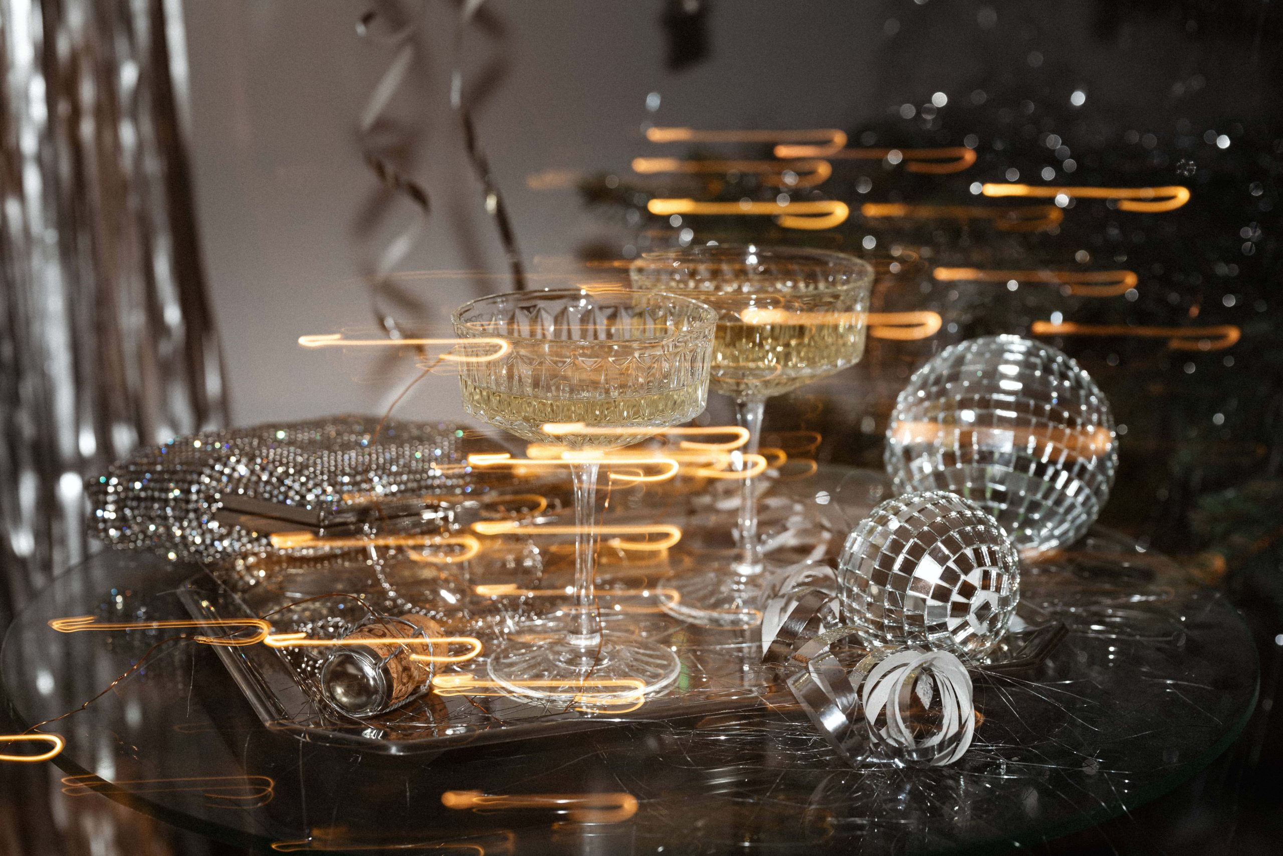 new years eve celebration champagne