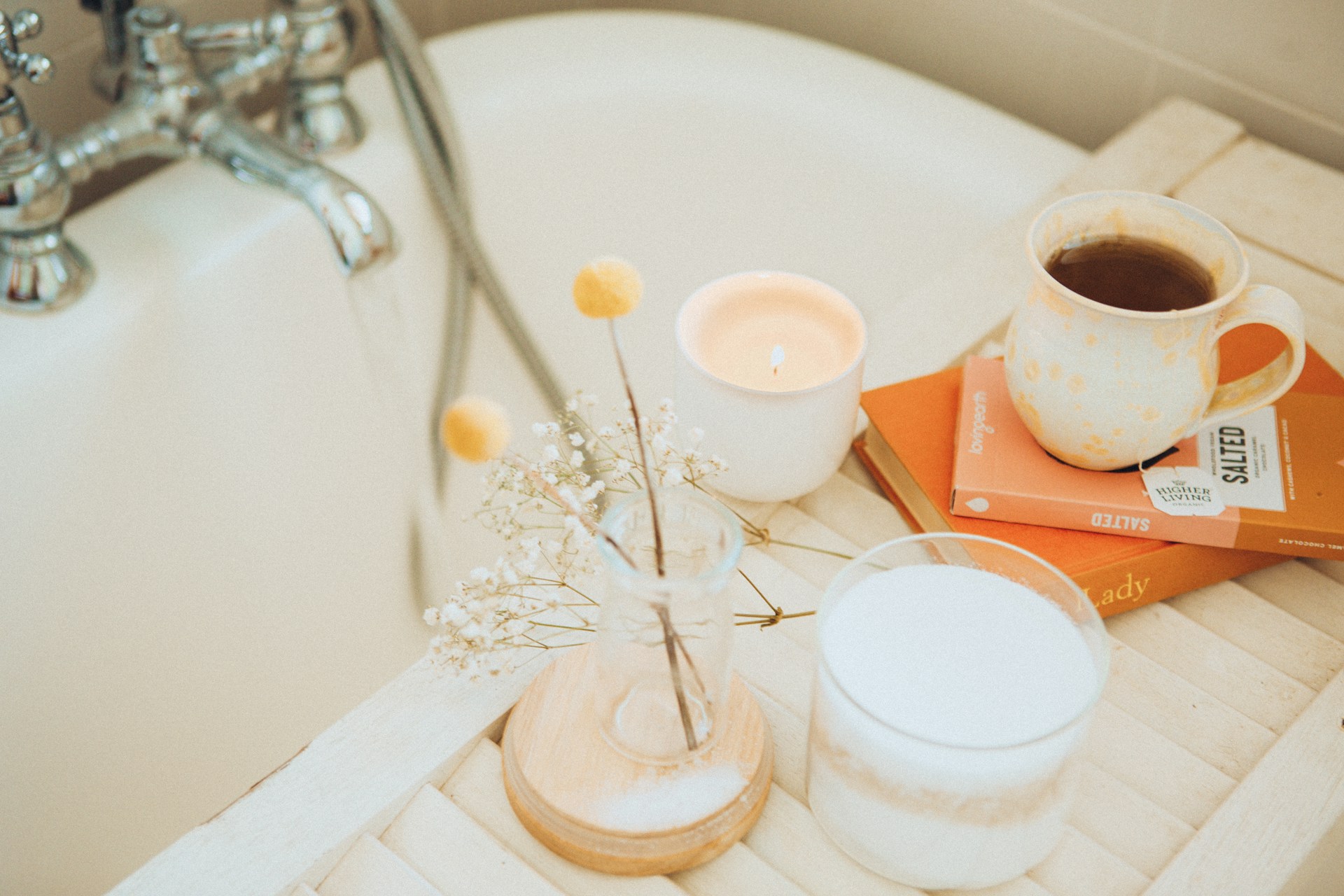 image of bath and selfcare products