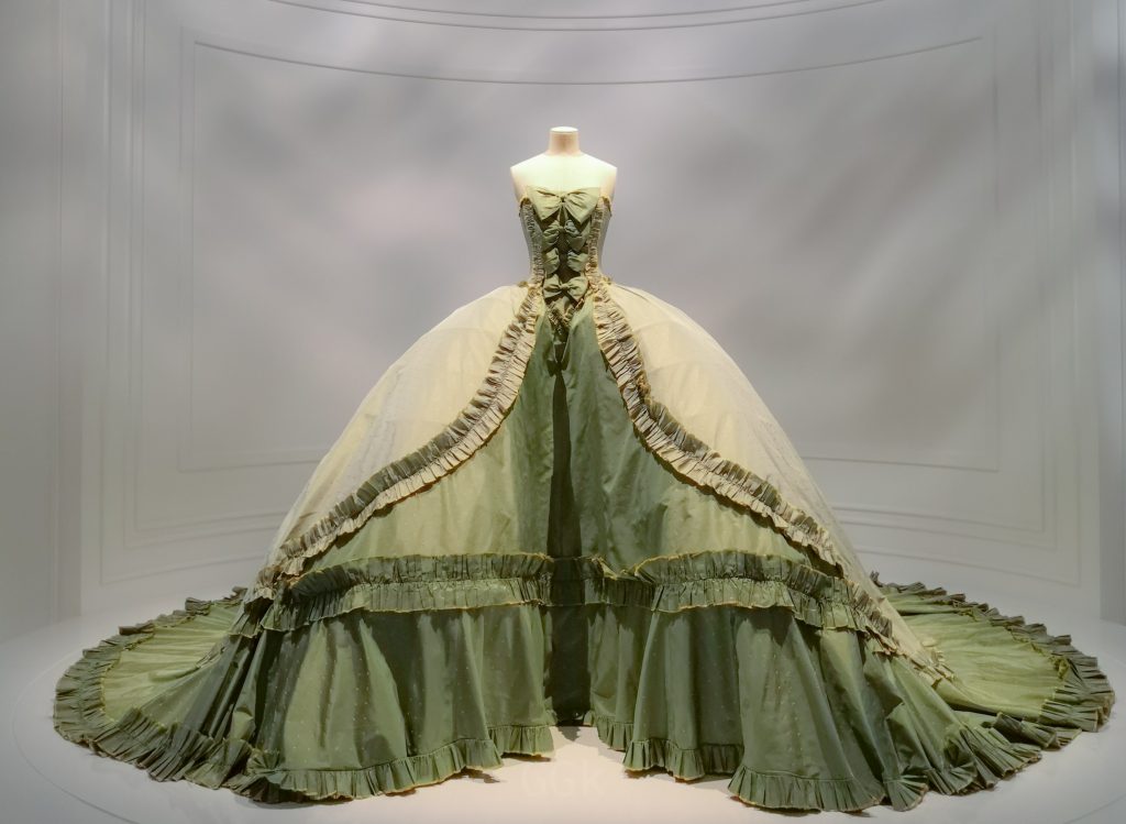 Green dress from 1800s