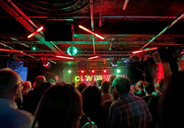 Sambroso All Stars at Clwb Ifor Bach. Image Courtesy of Lizzie McLaughlin
